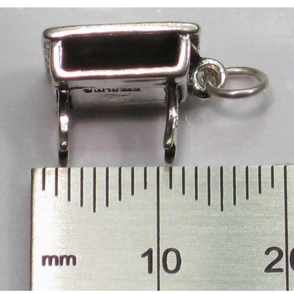Sterling Silver Vintage Desk Charm - Picture 5 of 8